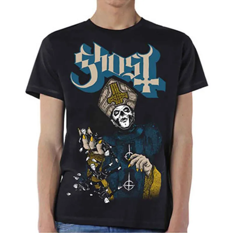 GHOST - PAPA OF THE WORLD - T-Shirt Black sold by Spiral Direct