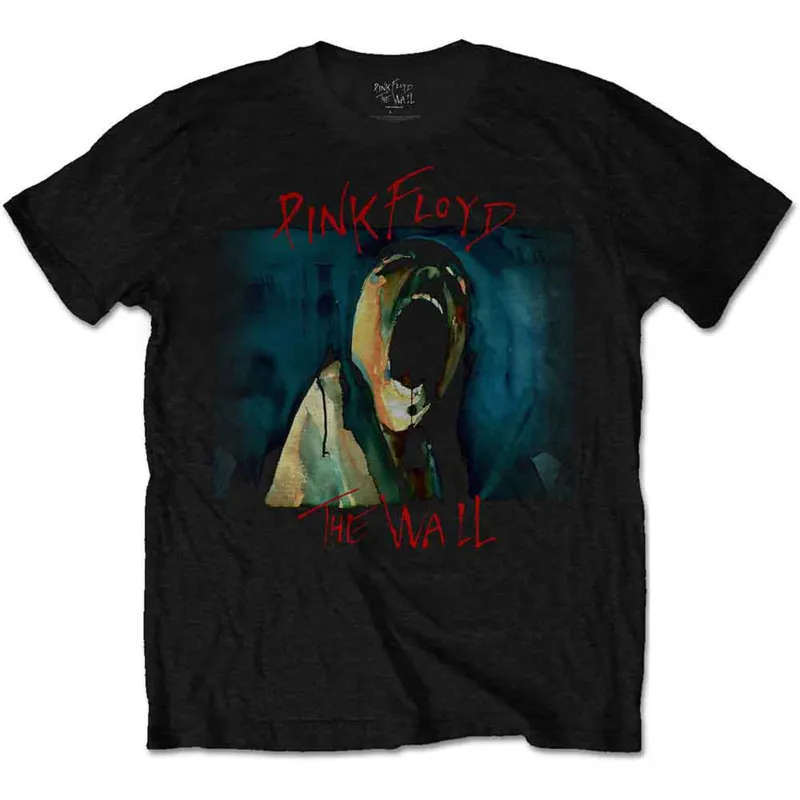 PINK FLOYD - THE WALL SCREAM - T-Shirt Black sold by Spiral Direct