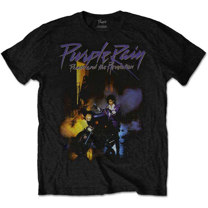 PRINCE - PURPLE RAIN - T-Shirt Black sold by Spiral Direct