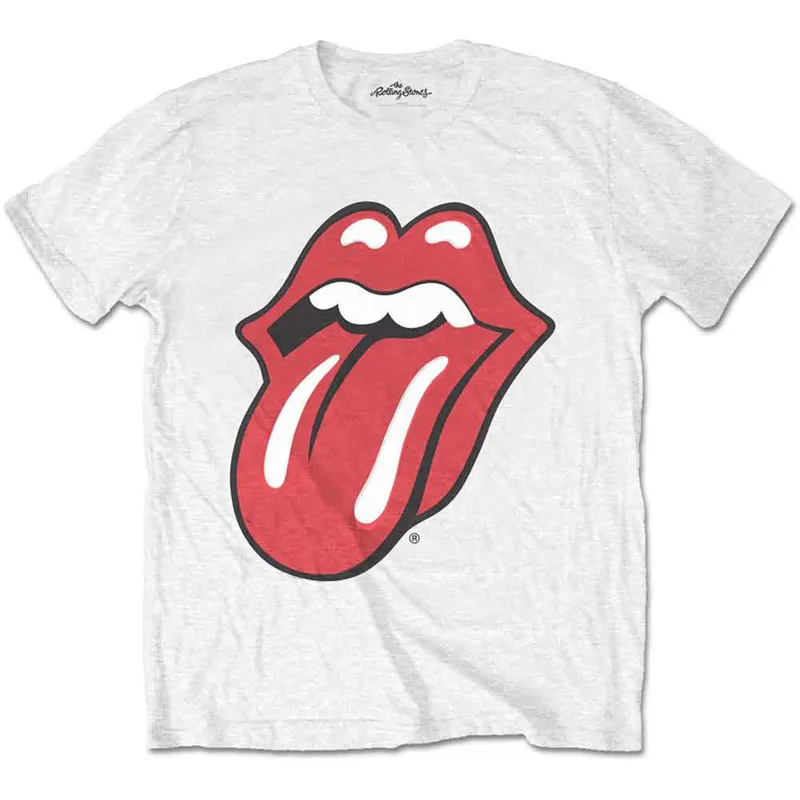ROLLING STONES, THE - CLASSIC TONGUE - T-Shirt White sold by Spiral Direct