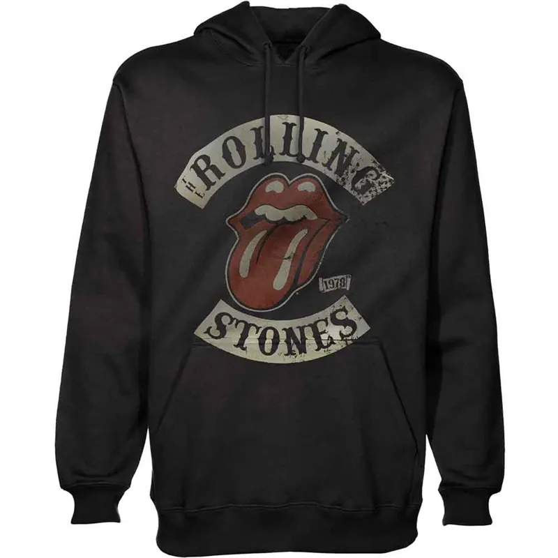 ROLLING STONES, THE - 1978 TOUR - Pullover Hoodie Black sold by Spiral Direct