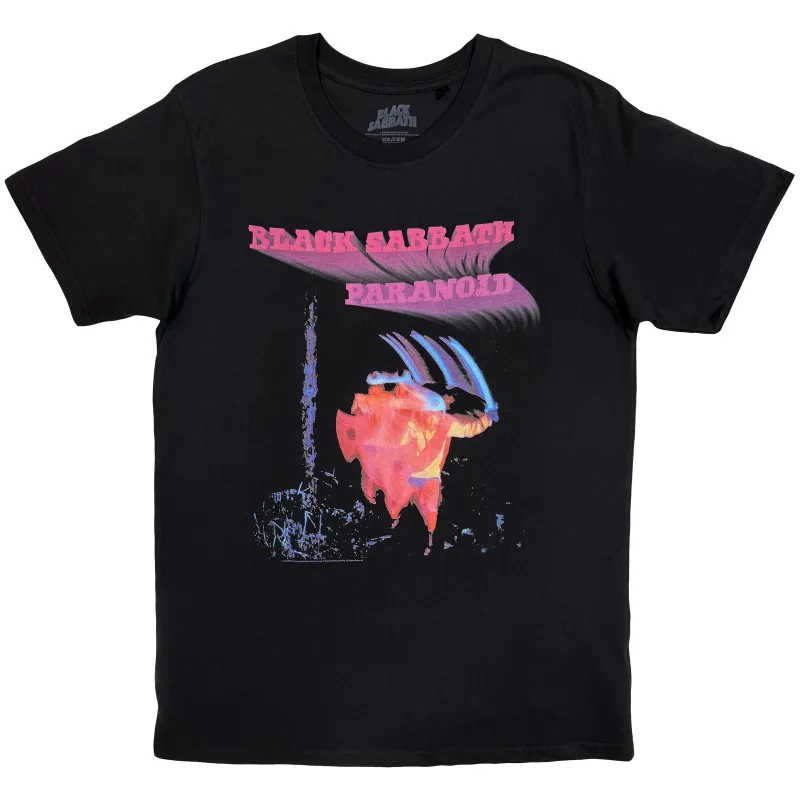 BLACK SABBATH - PARANOID MOTION TRAILS - T-Shirt Black sold by Spiral Direct