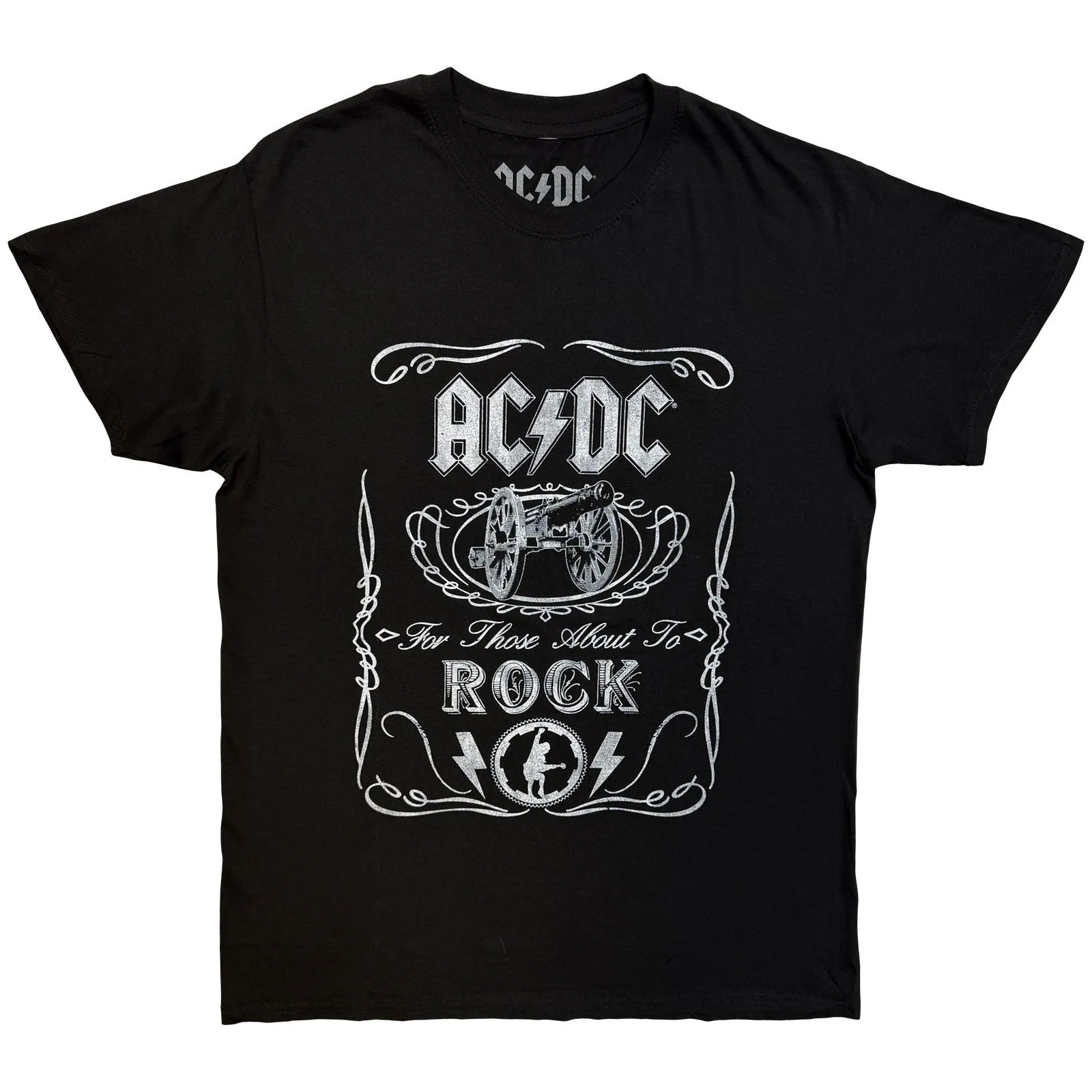 AC/DC - CANNON SWIG VINTAGE - T-Shirt Black sold by Spiral Direct