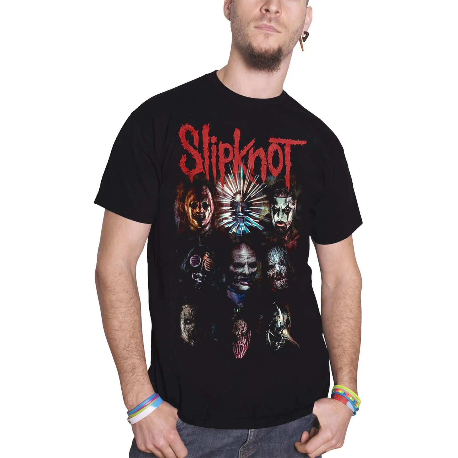 SLIPKNOT - PREPARE FOR HELL 2014-2015 TOUR - T-Shirt Black (Back Print) sold by Spiral Direct product image thumbnail 3