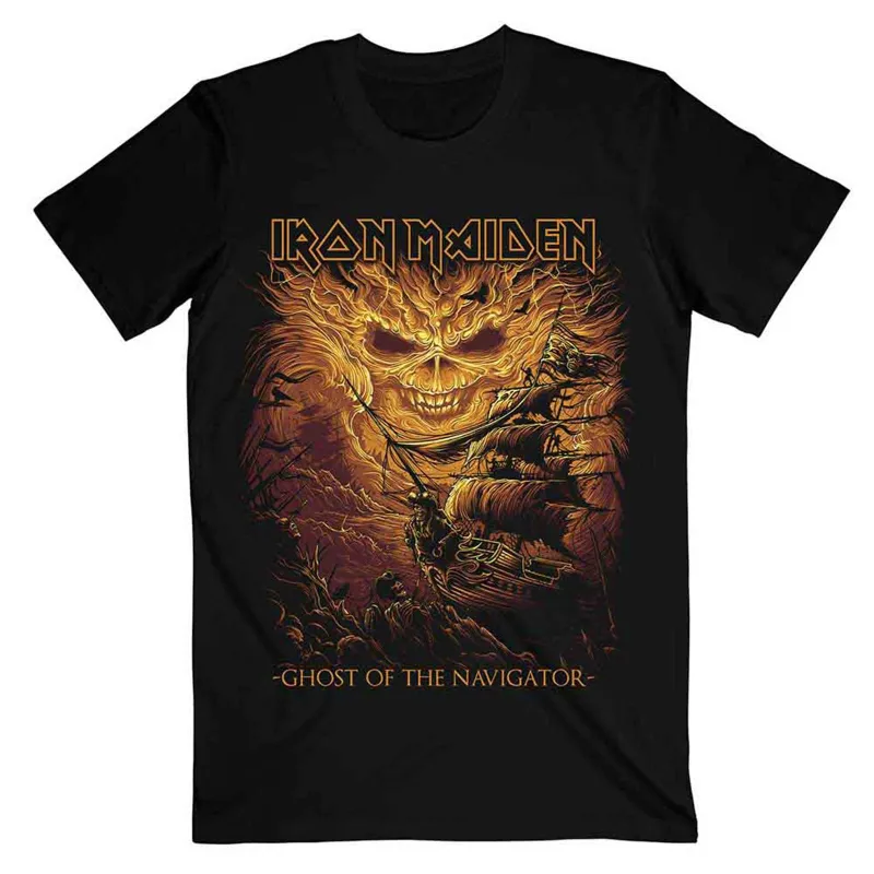IRON MAIDEN - GHOST OF THE NAVIGATOR - T-Shirt Black sold by Spiral Direct