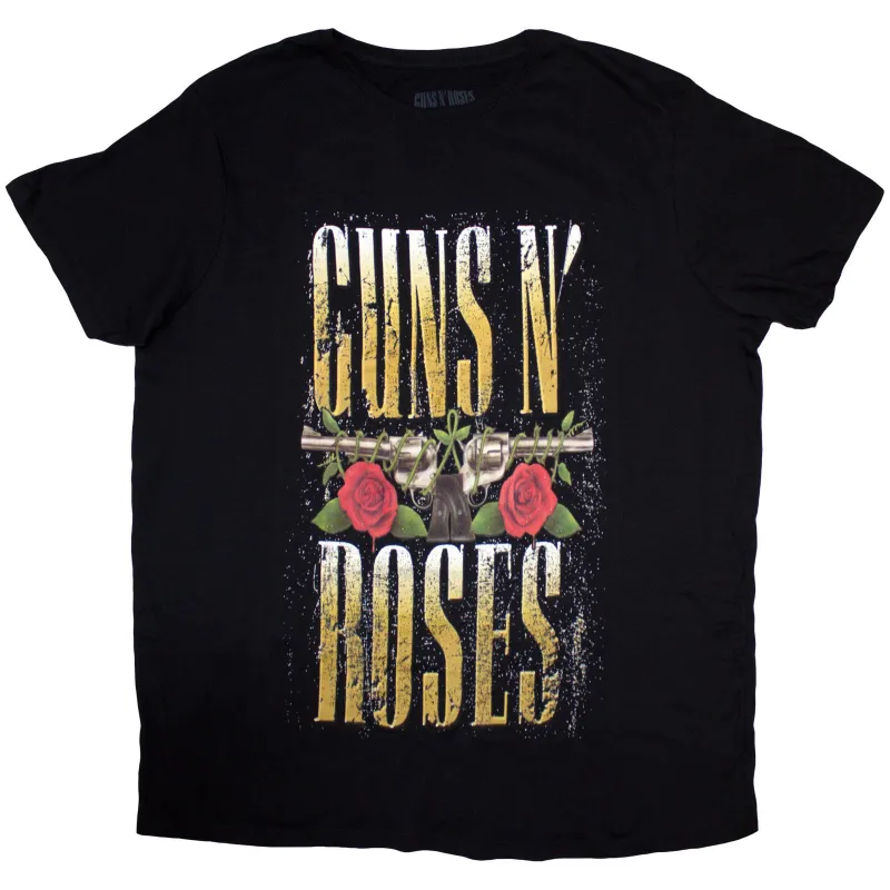 GUNS N ROSES - BIG GUNS - T-Shirt Black made by Spiral Direct