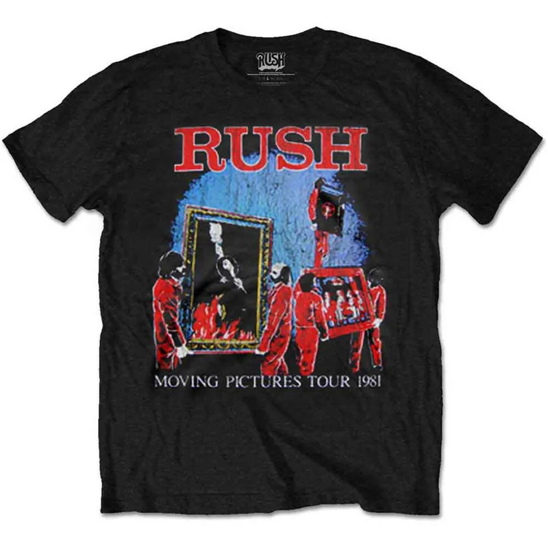 RUSH - MOVING PICTURES TOUR - T-Shirt Black sold by Spiral Direct