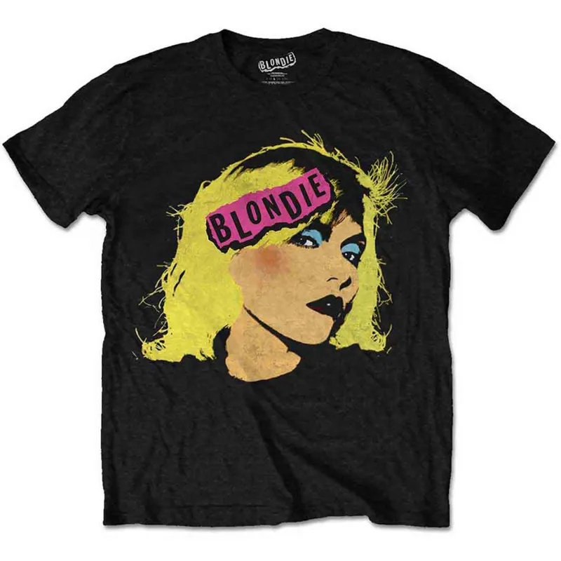 BLONDIE - PUNK LOGO - T-Shirt Black sold by Spiral Direct