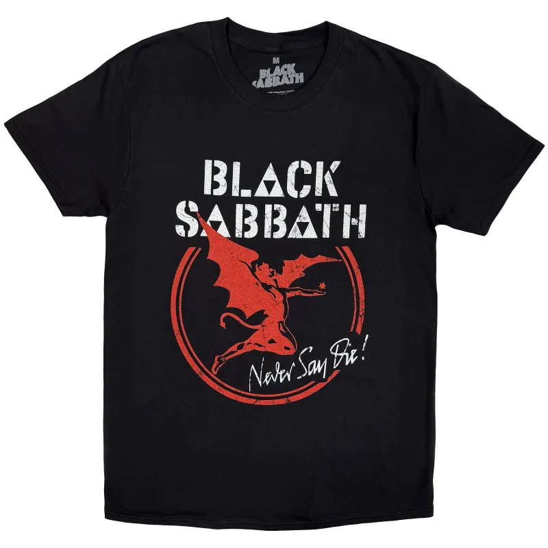 BLACK SABBATH - ARCHANGEL NEVER SAY DIE - T-Shirt Black sold by Spiral Direct
