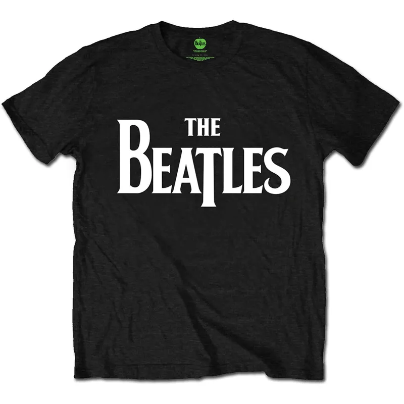 THE BEATLES - DROP T - T-Shirt Black made by Spiral Direct