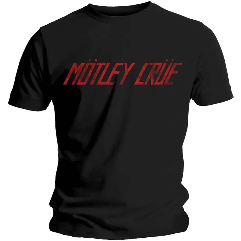 MOTLEY CRUE - DISTRESSED LOGO - T-Shirt Black sold by Spiral Direct
