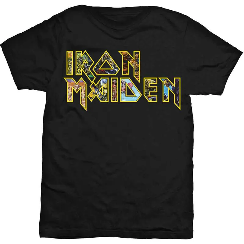 IRON MAIDEN - EDDIE LOGO - T-Shirt Black sold by Spiral Direct