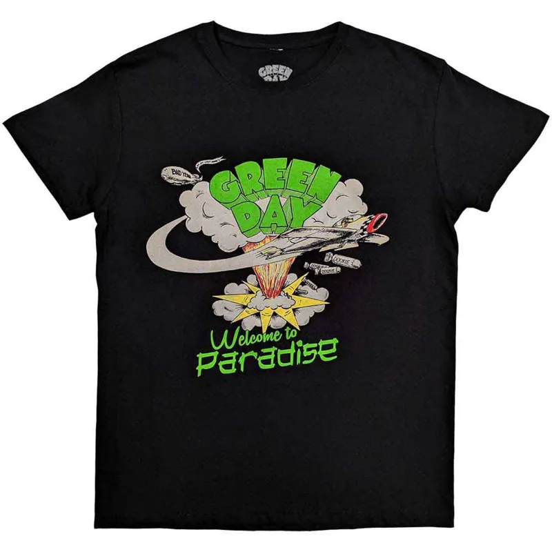 GREEN DAY - WELCOME TO PARADISE - T-Shirt Black sold by Spiral Direct