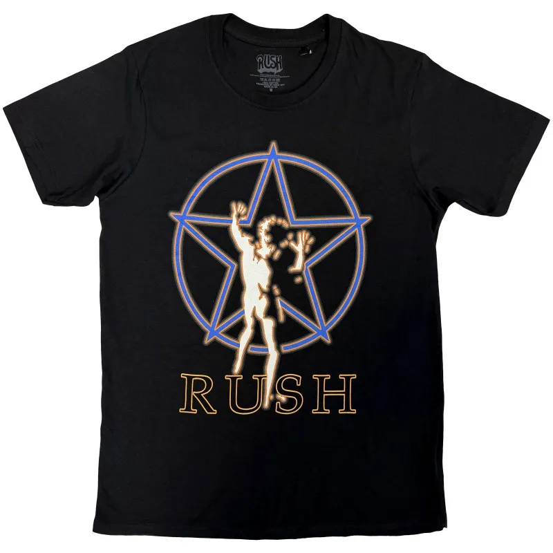 RUSH - STARMAN GLOW - T-Shirt Black sold by Spiral Direct