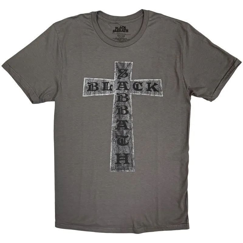 BLACK SABBATH - CROSS - T-Shirt Grey sold by Spiral Direct