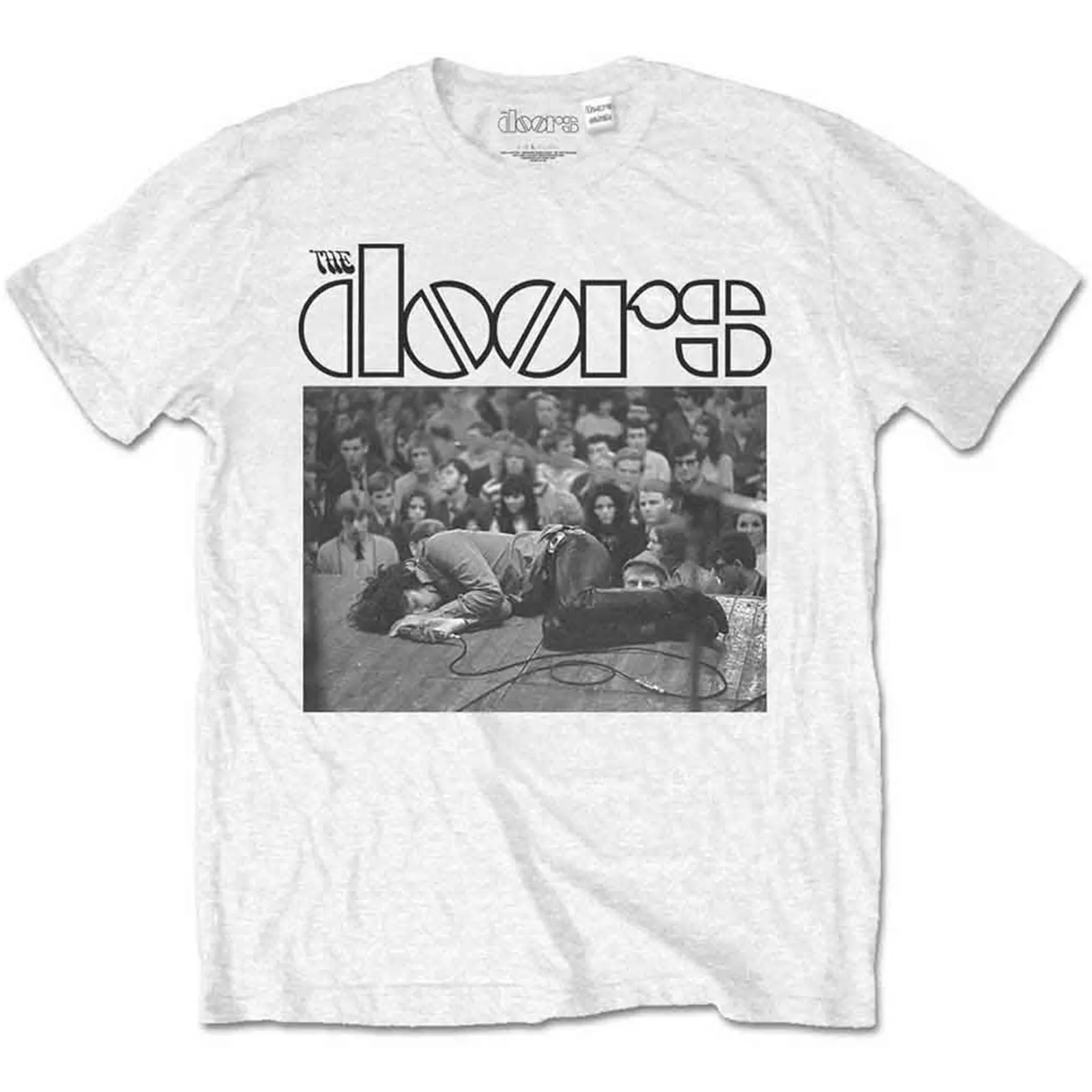 THE DOORS - JIM ON FLOOR - T-Shirt White sold by Spiral Direct