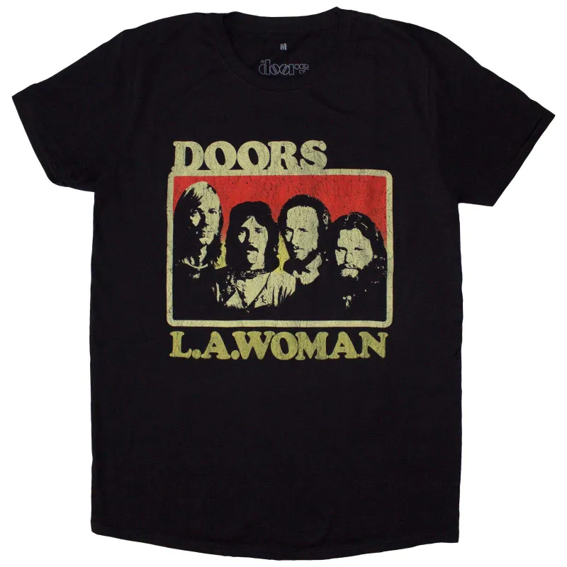 DOORS, THE - LA WOMAN - T-Shirt Black sold by Spiral Direct