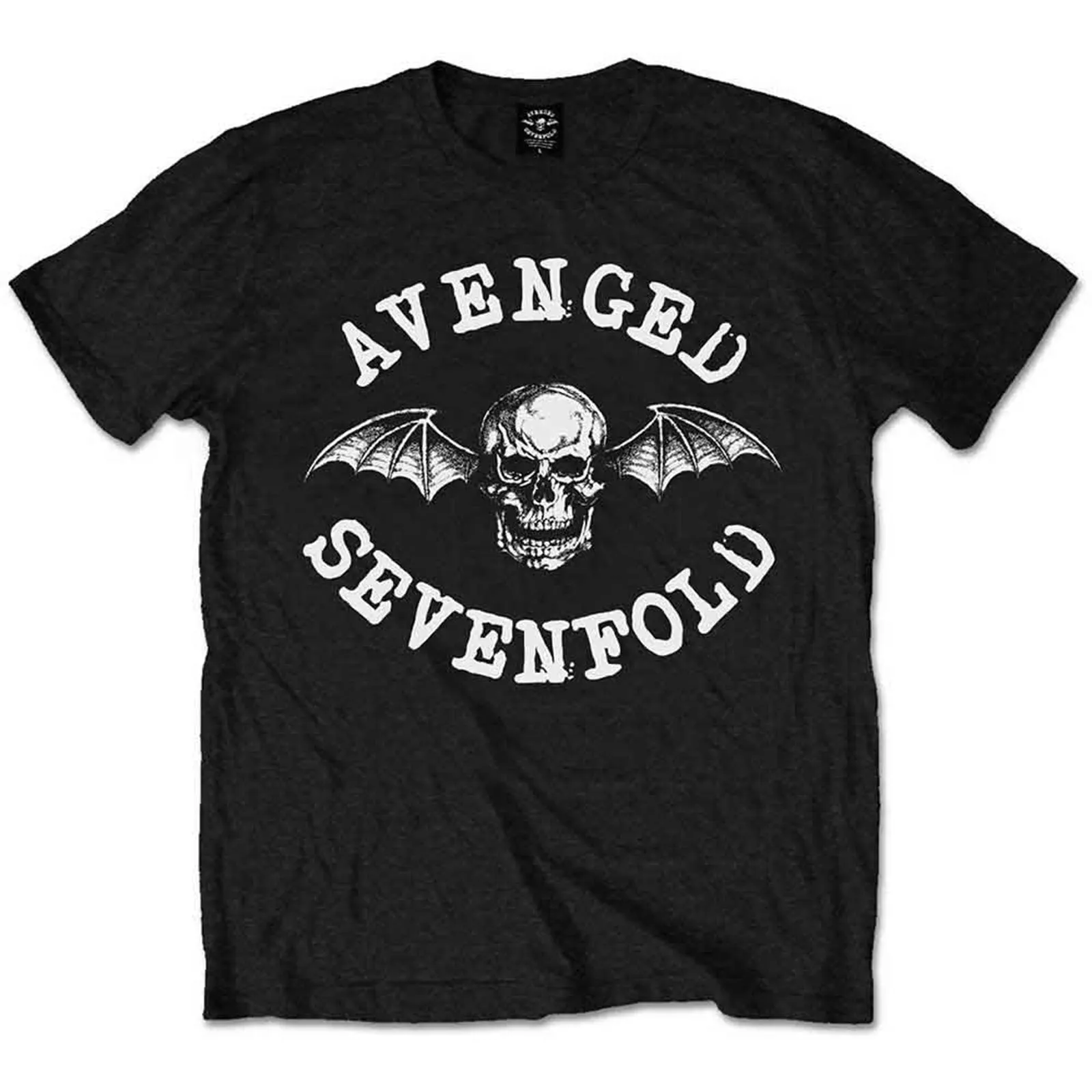 AVENGED SEVENFOLD - CLASSIC DEATH BAT - T-Shirt Black sold by Spiral Direct
