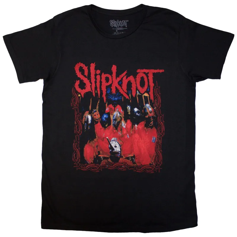 SLIPKNOT - BAND FRAME - T-Shirt Black made by Spiral Direct