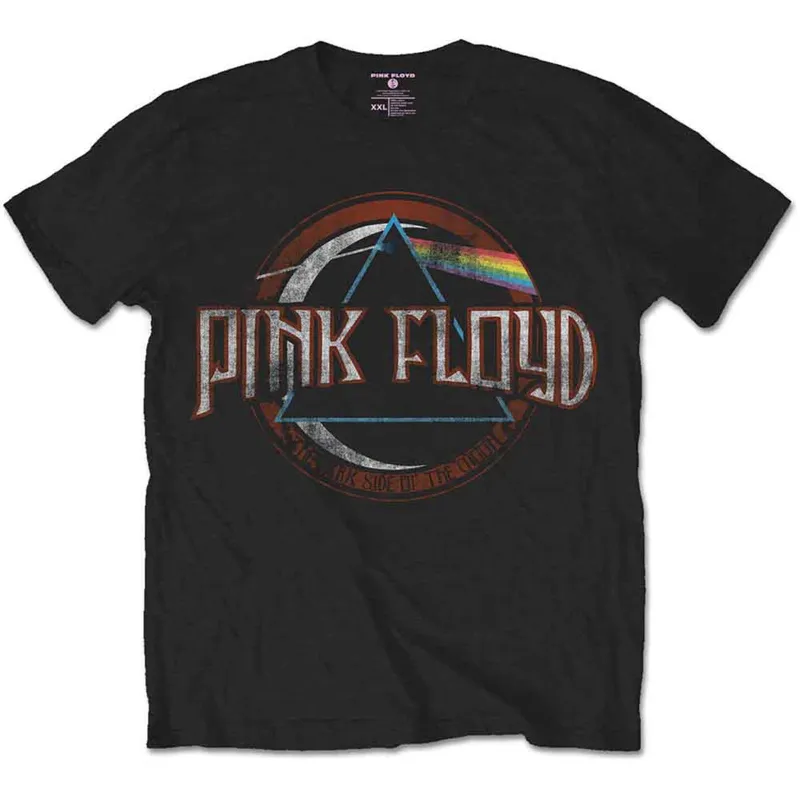 PINK FLOYD - VINTAGE DARK SIDE OF THE MOON SEAL - T-Shirt Black made by Spiral Direct