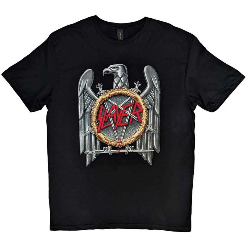 SLAYER - SILVER EAGLE - T-Shirt Black sold by Spiral Direct