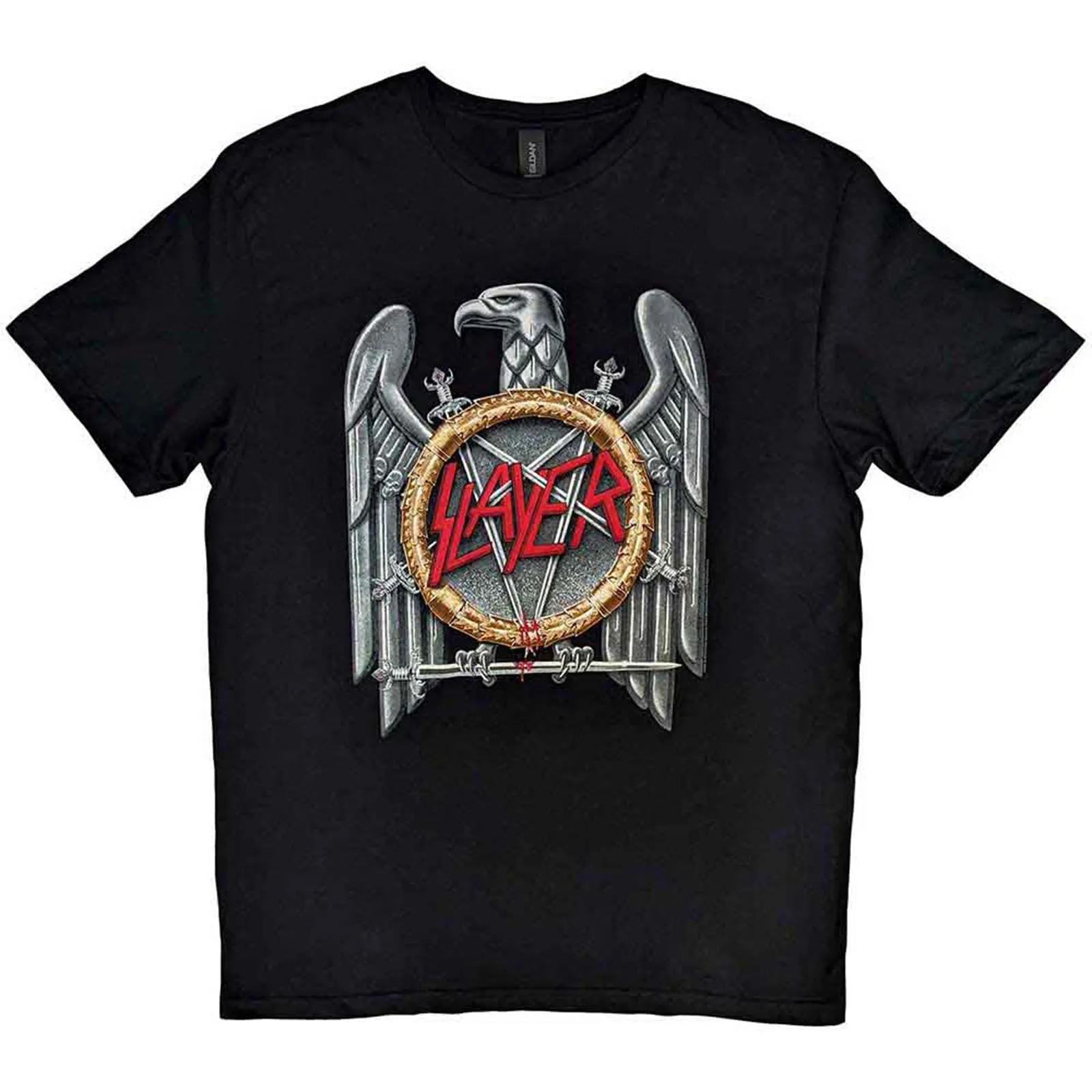 SLAYER - SILVER EAGLE - T-Shirt Black sold by Spiral Direct