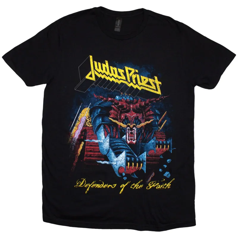JUDAS PRIEST - DEFENDERS OF THE FAITH - T-Shirt Black sold by Spiral Direct