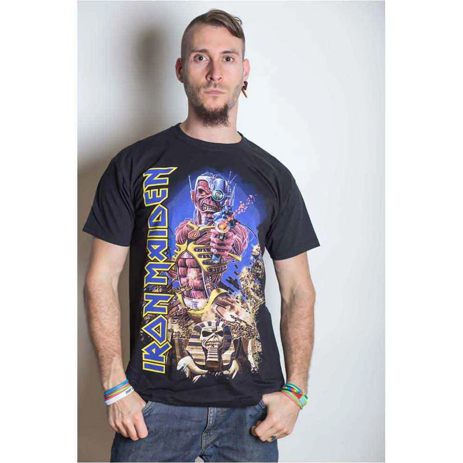 IRON MAIDEN - SOMEWHERE BACK IN TIME - T-Shirt Black sold by Spiral Direct product image thumbnail 2