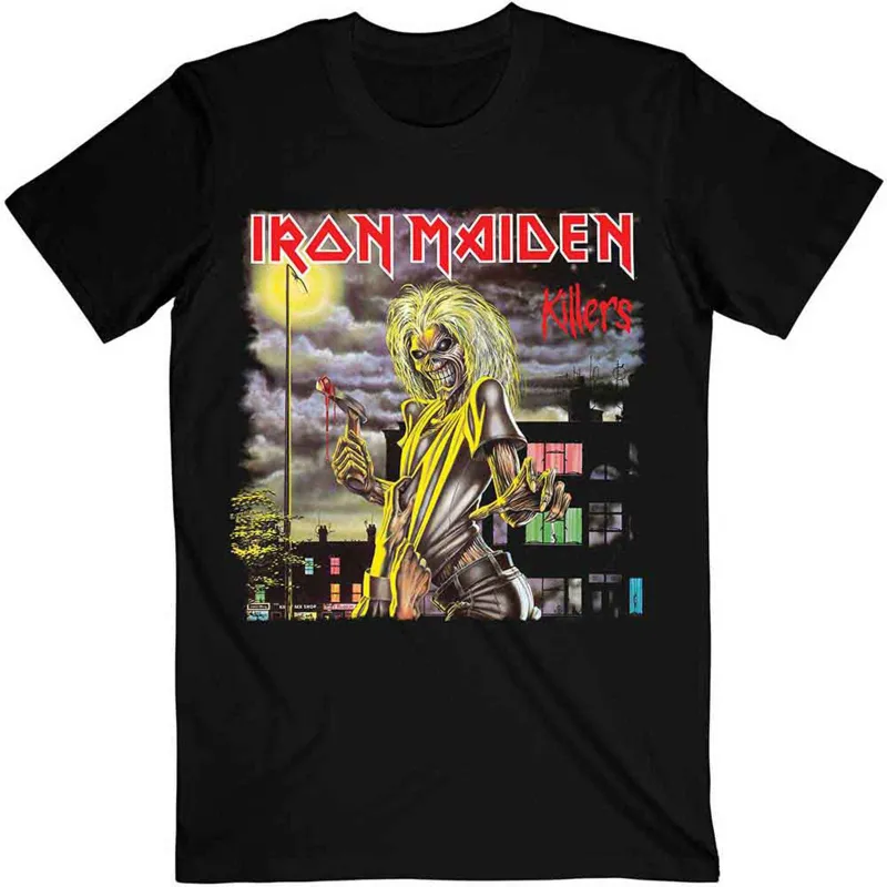 IRON MAIDEN - KILLERS COVER - T-Shirt Black sold by Spiral Direct