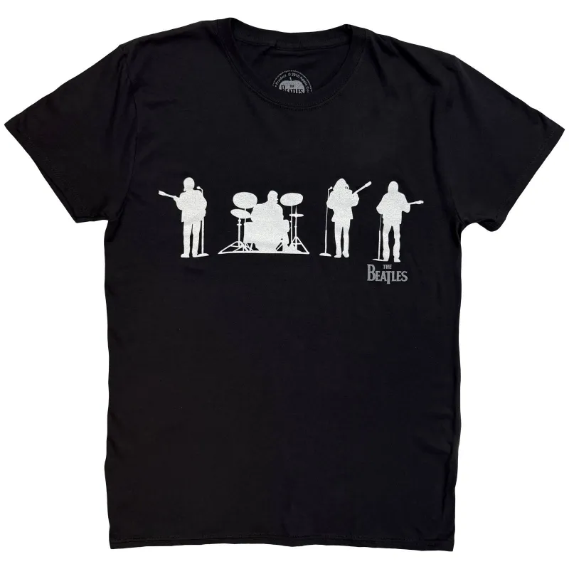 BEATLES, THE - SAVILLE ROW LINE UP SILHOUETTE - T-Shirt Black sold by Spiral Direct