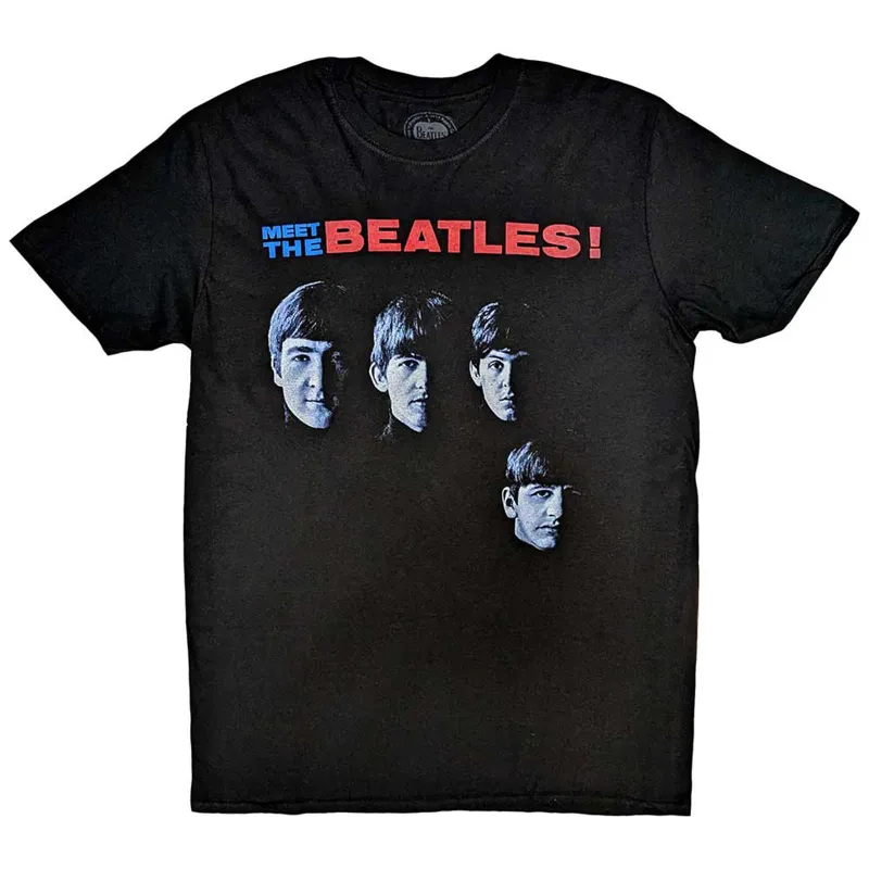 BEATLES, THE - MEET THE BEATLES - T-Shirt Black sold by Spiral Direct