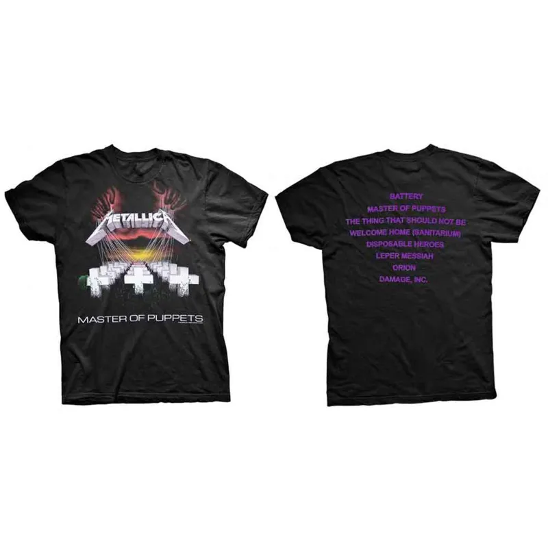 METALLICA - MASTER OF PUPPETS - T-Shirt Black (Back Print) sold by Spiral Direct