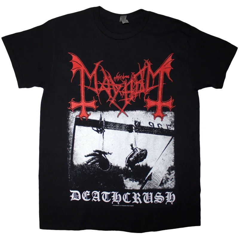 MAYHEM - DEATHCRUSH - T-Shirt Black sold by Spiral Direct