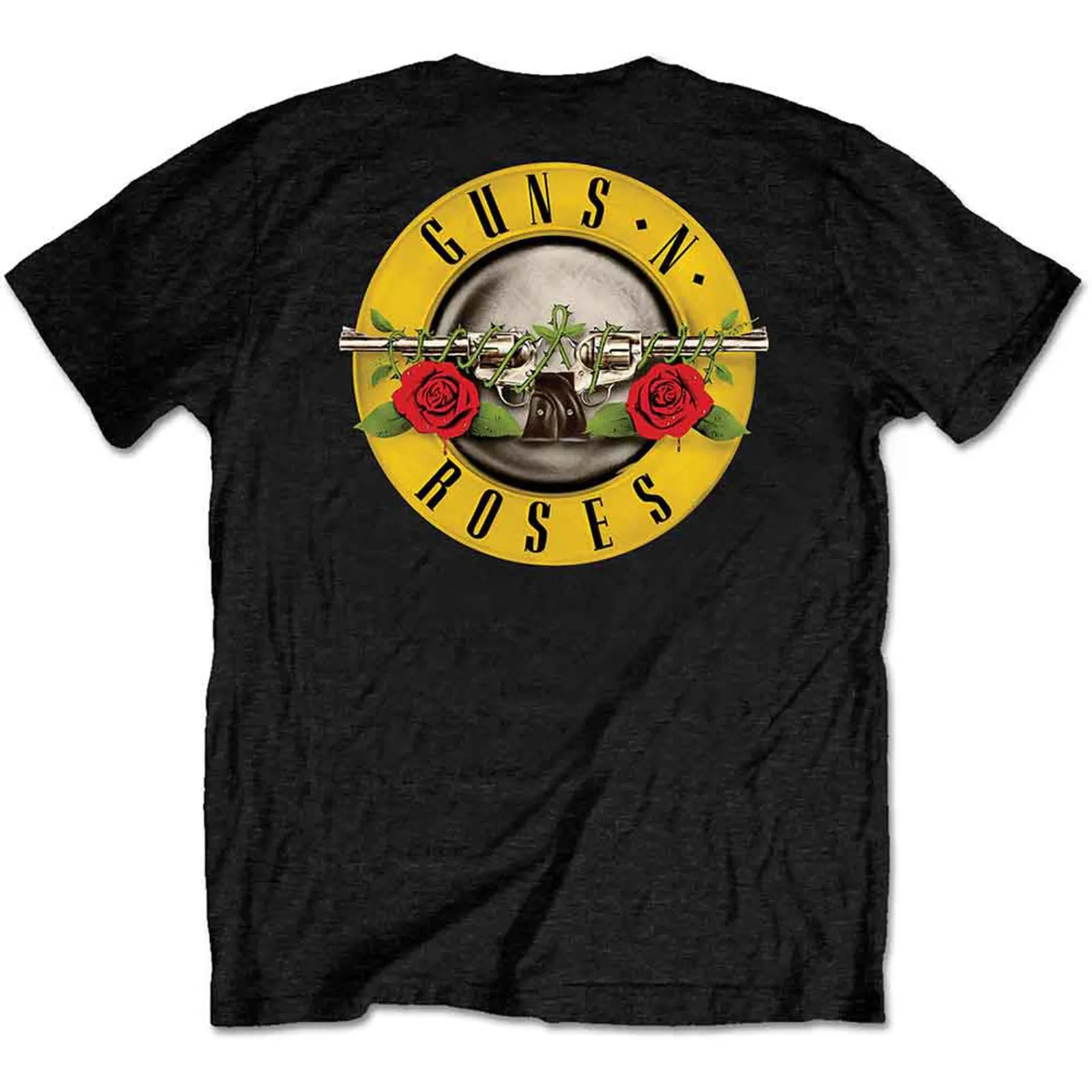 GUNS N ROSES - CLASSIC LOGO - Retail Pack T-Shirt Black (Back Print) sold by Spiral Direct product image thumbnail 2