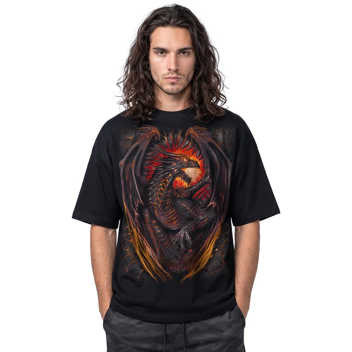 DRAGON FURNACE - Box T-Shirt Black sold by Spiral Direct product image thumbnail 2