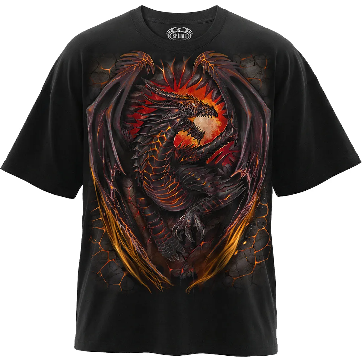 DRAGON FURNACE - Box T-Shirt Black sold by Spiral Direct