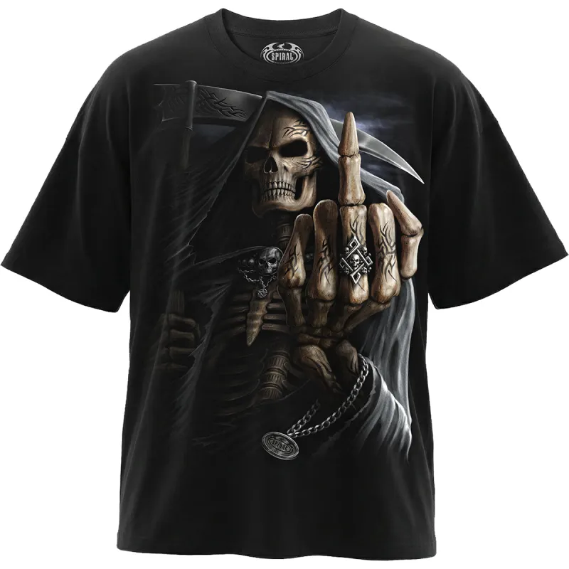 BONE FINGER - Box T-Shirt Black sold by Spiral Direct