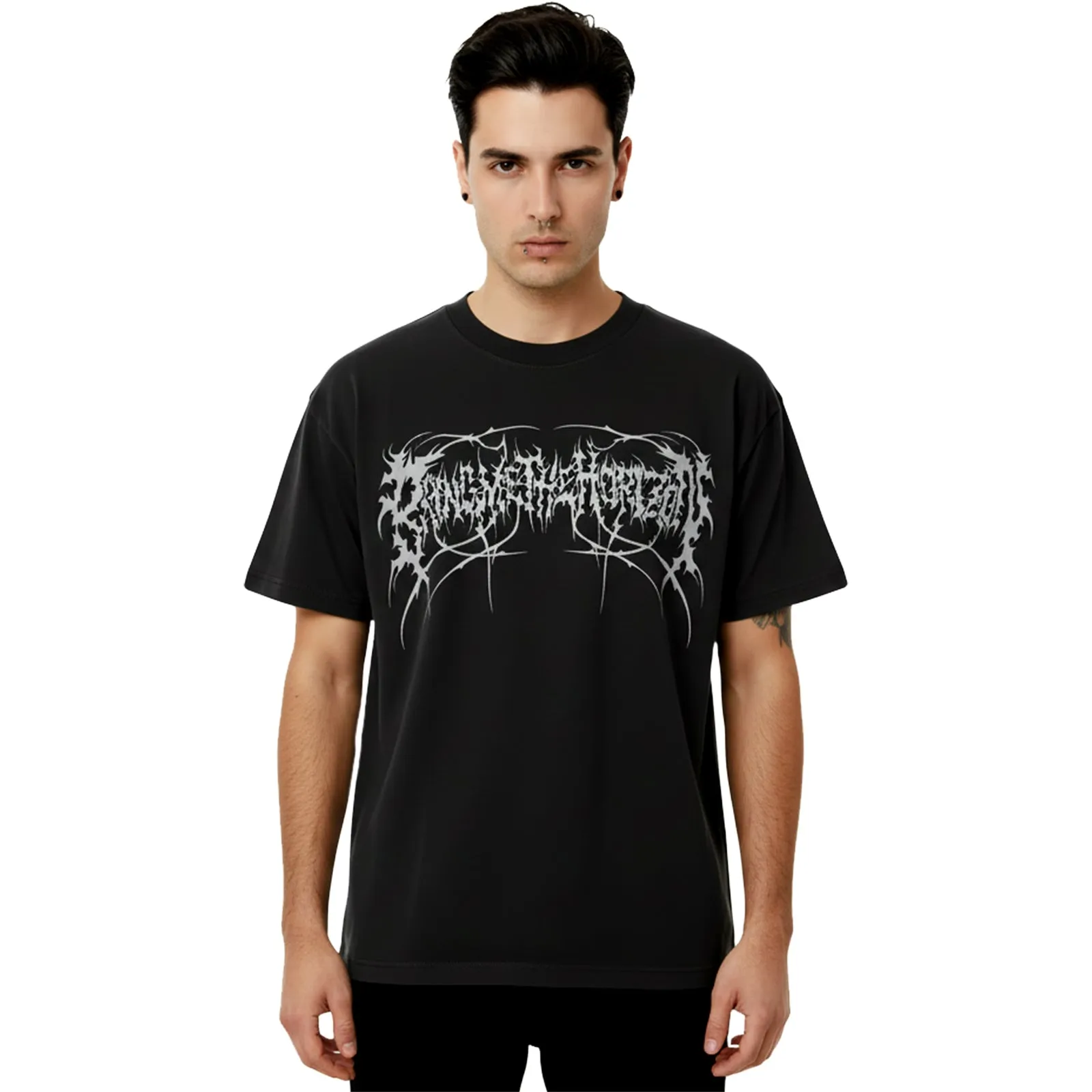 BRING ME THE HORIZON - METAL GENEXSIS LOGO - T-Shirt Black sold by Spiral Direct product image thumbnail 3