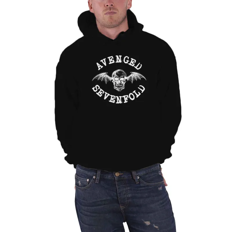 AVENGED SEVENFOLD - LOGO - Pullover Hoodie Black made by Spiral Direct