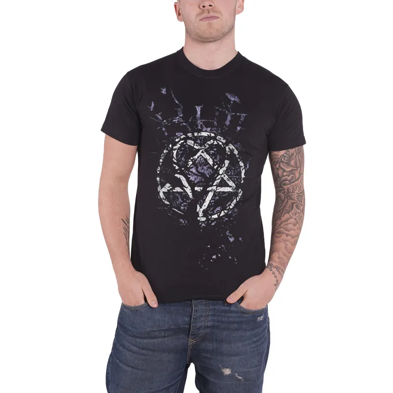 HIM - CROWS - T-Shirt Black made by Spiral Direct