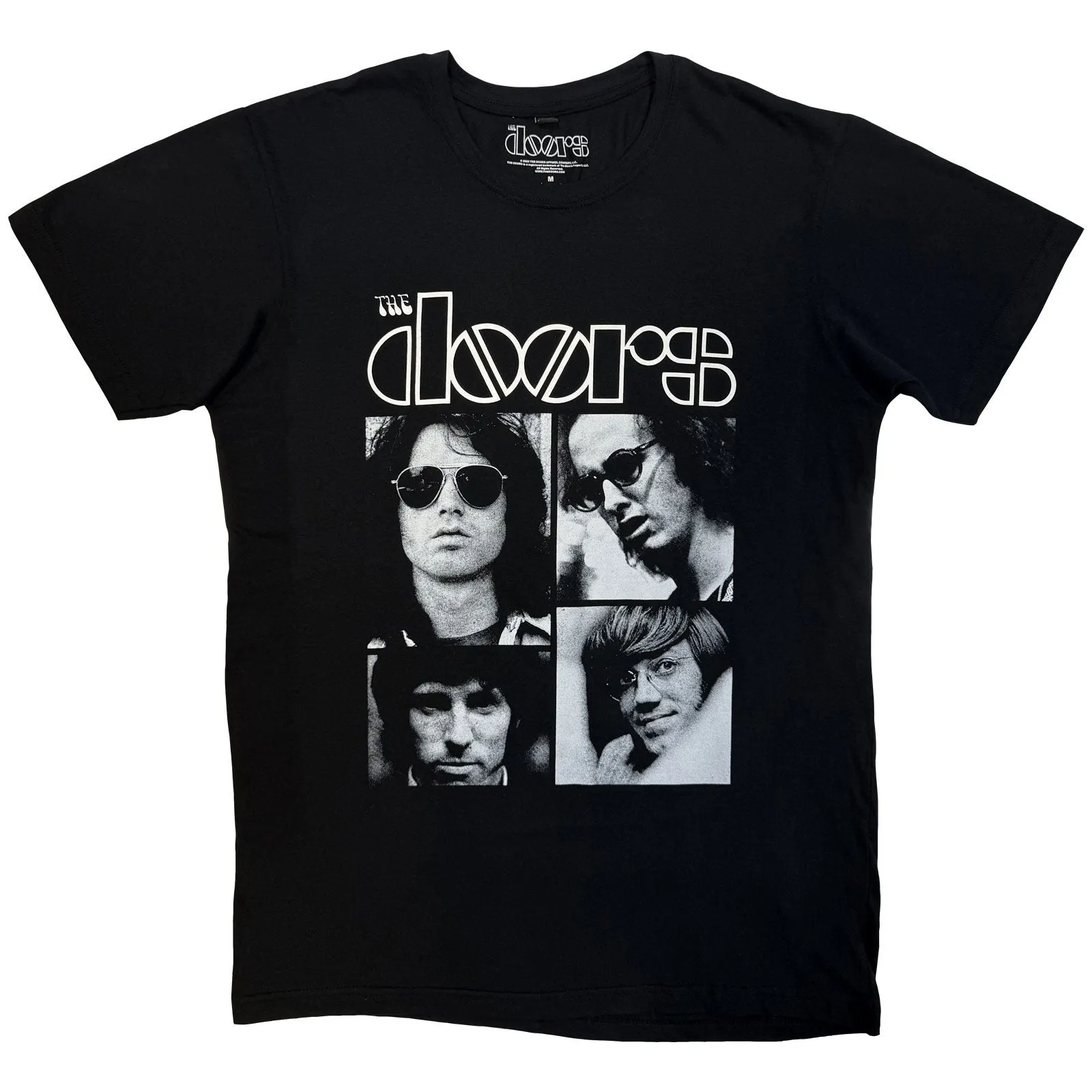 THE DOORS - SQUARES - Carbon T-Shirt Black sold by Spiral Direct