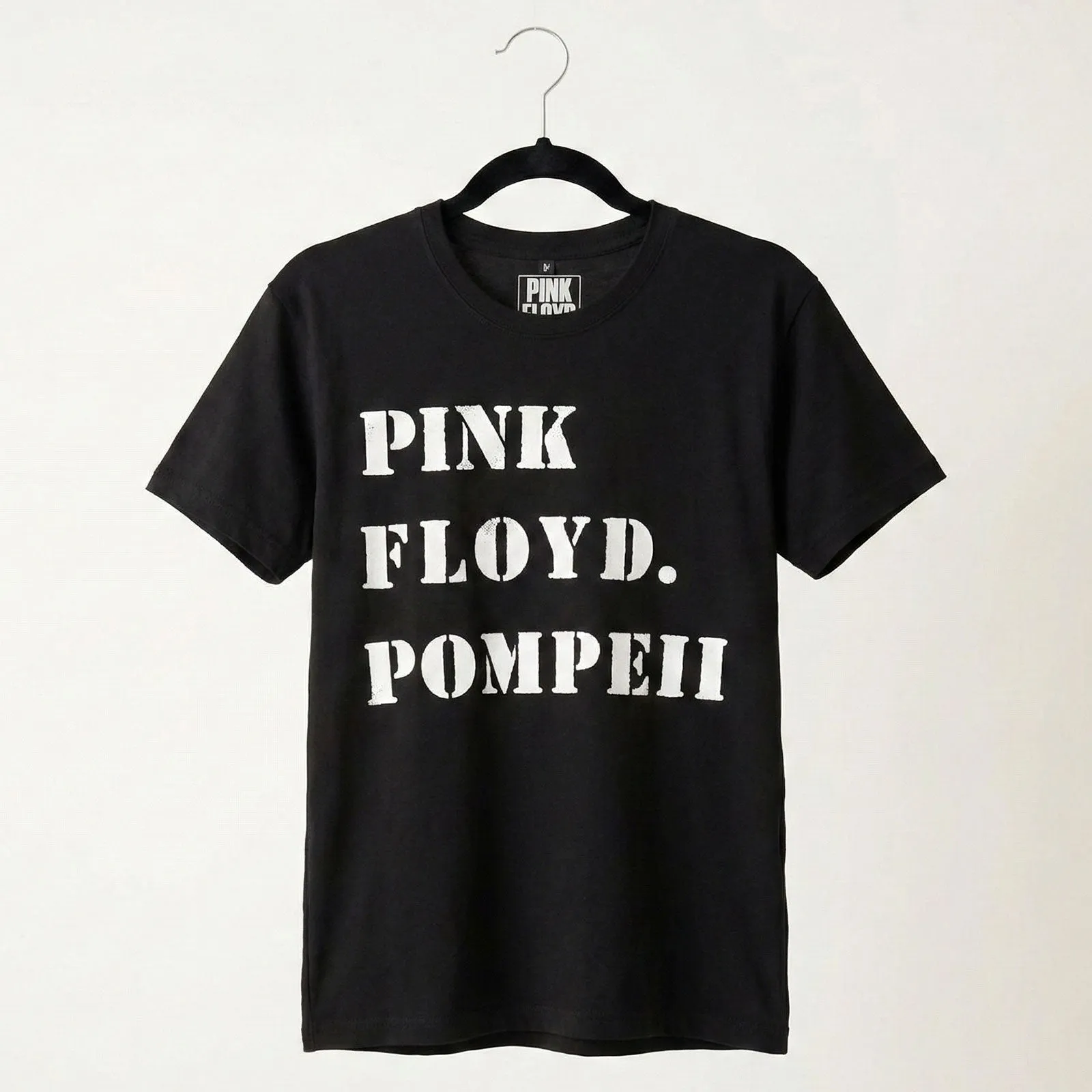 PINK FLOYD - POMPEII STENCIL - Carbon T-Shirt Black sold by Spiral Direct product image thumbnail 2