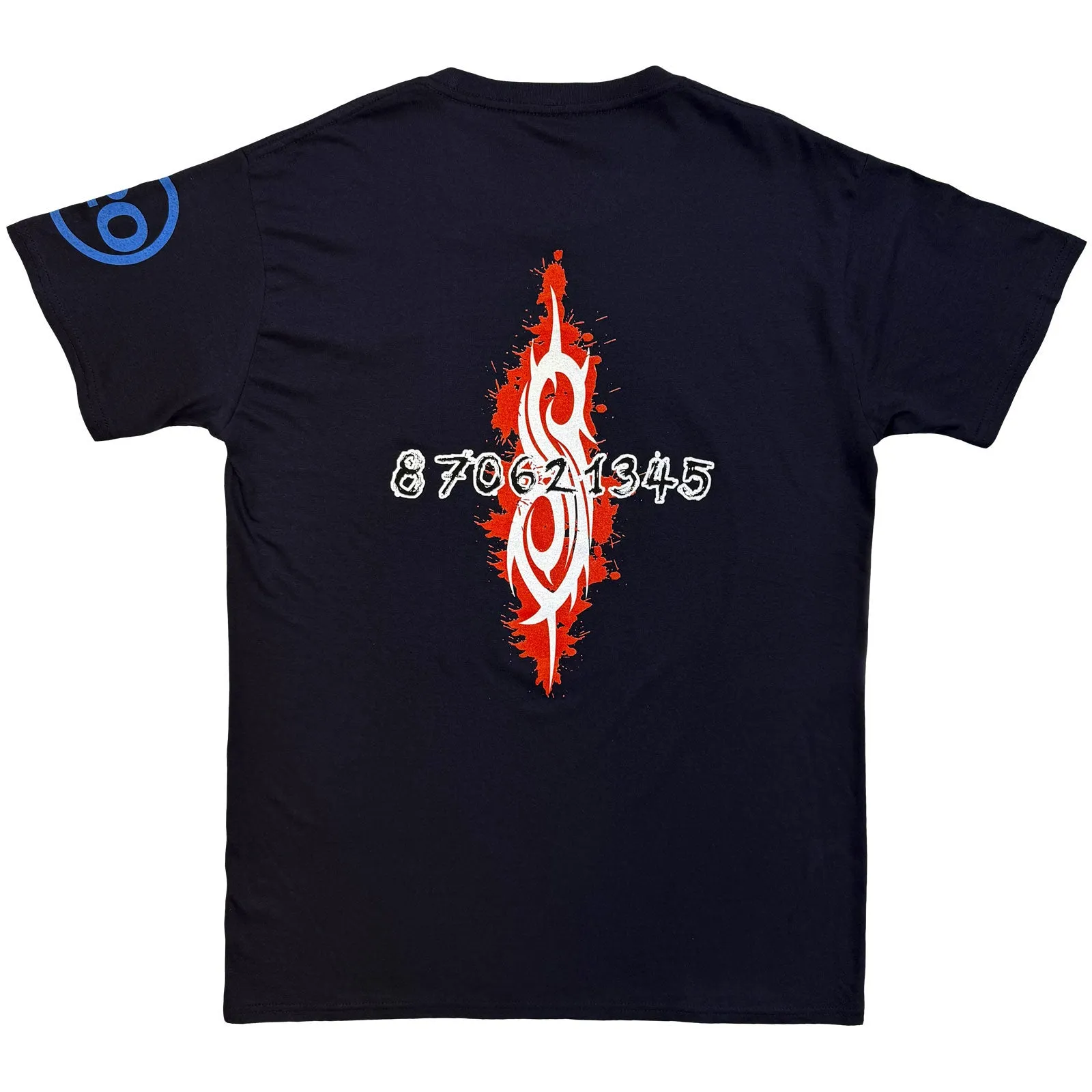 SLIPKNOT - 20TH ANNIVERSARY - RED JUMP SUITS - T-Shirt Blue (Back Print) sold by Spiral Direct product image thumbnail 2