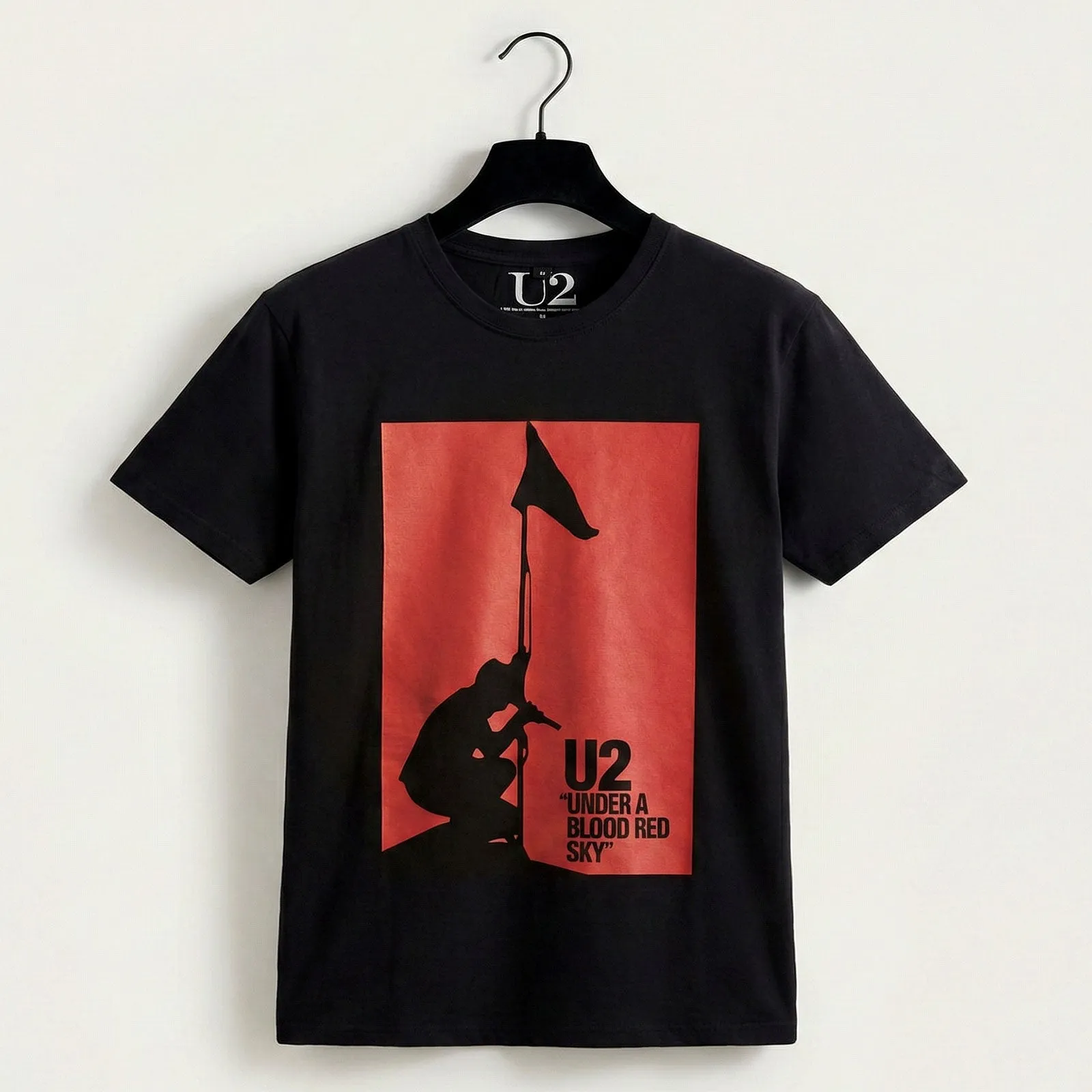 U2 - BLOOD RED SKY - Carbon T-Shirt Black sold by Spiral Direct product image thumbnail 2