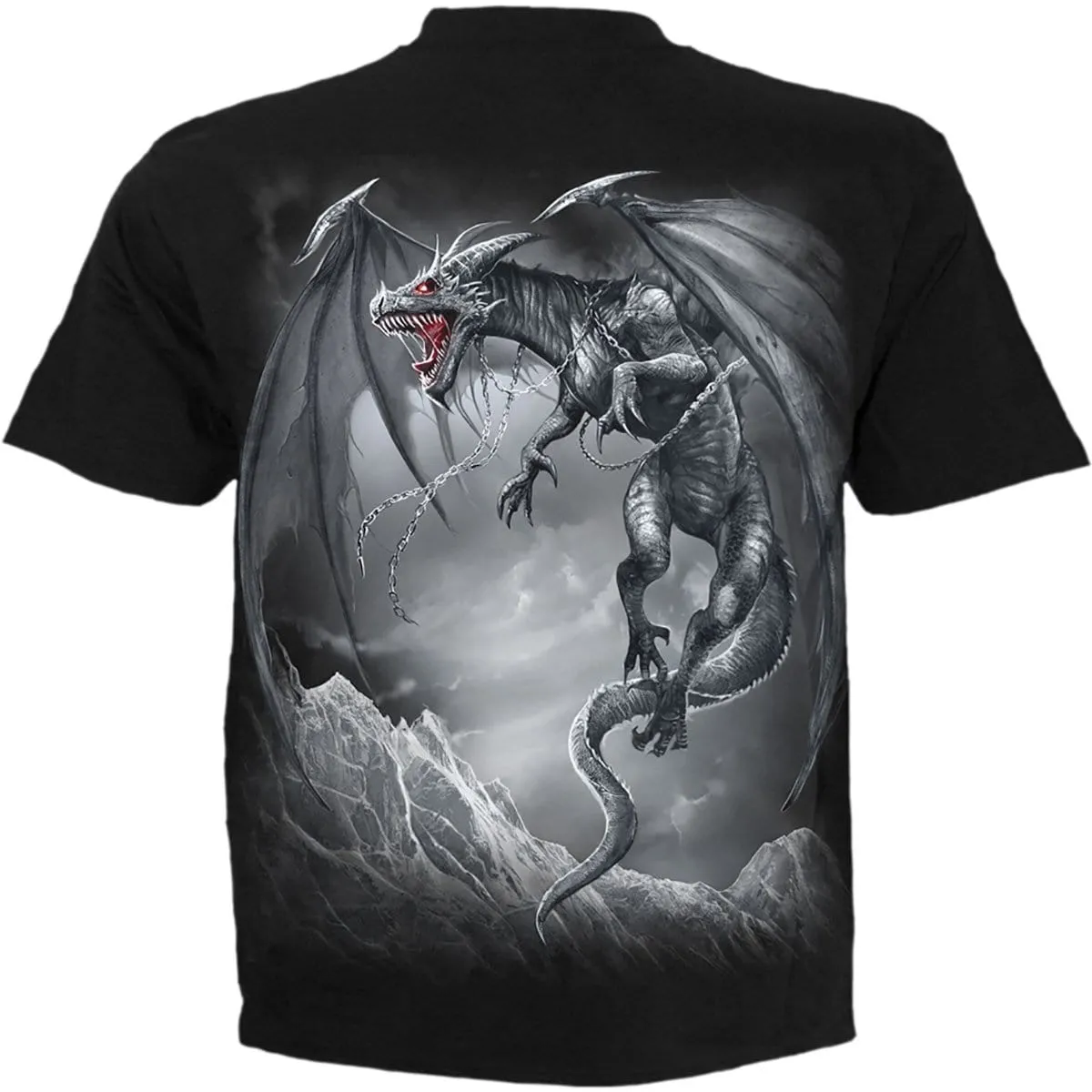 DRAGON'S CRY - T-Shirt Black sold by Spiral Direct product image thumbnail 2