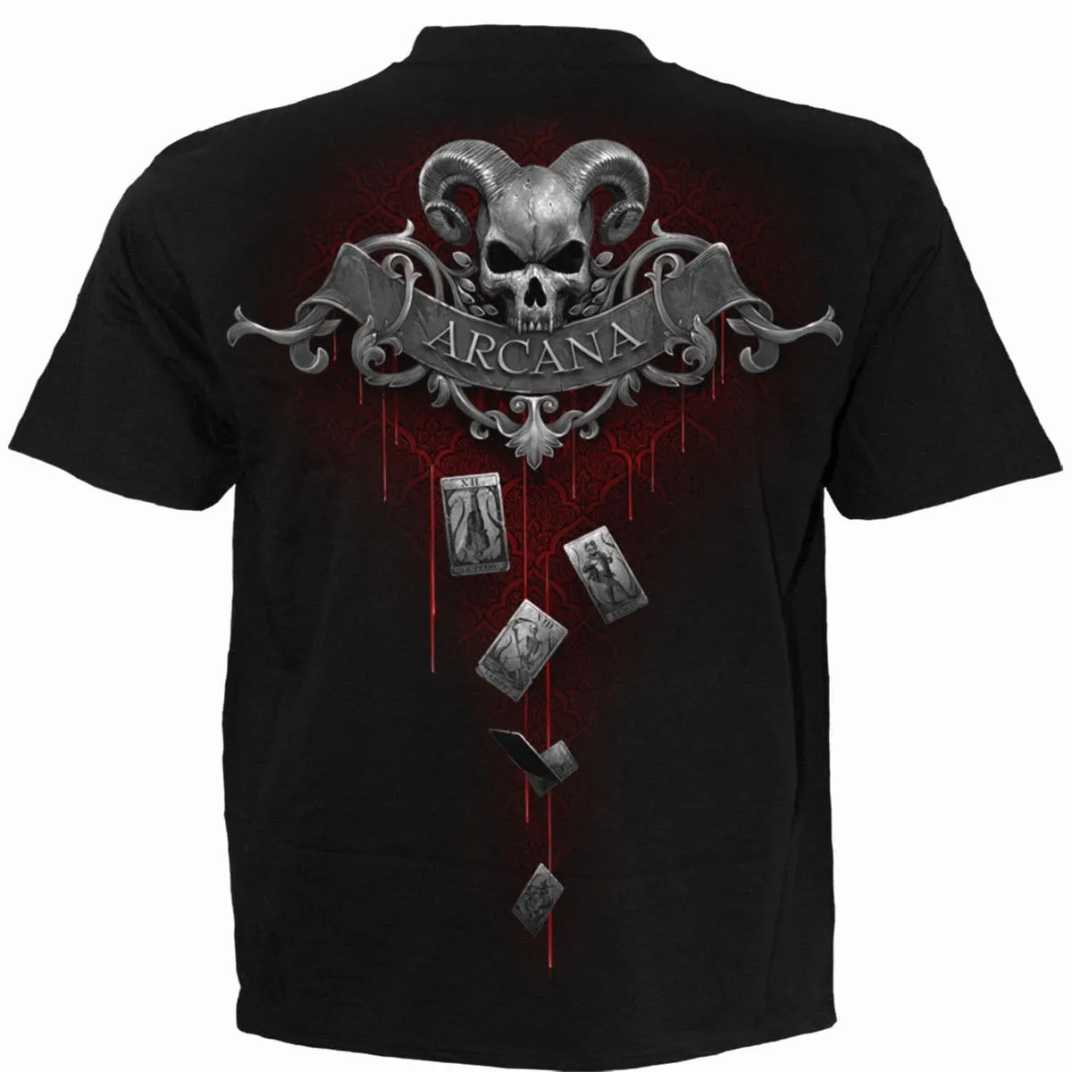 DEATH TAROT - T-Shirt Black sold by Spiral Direct product image thumbnail 2