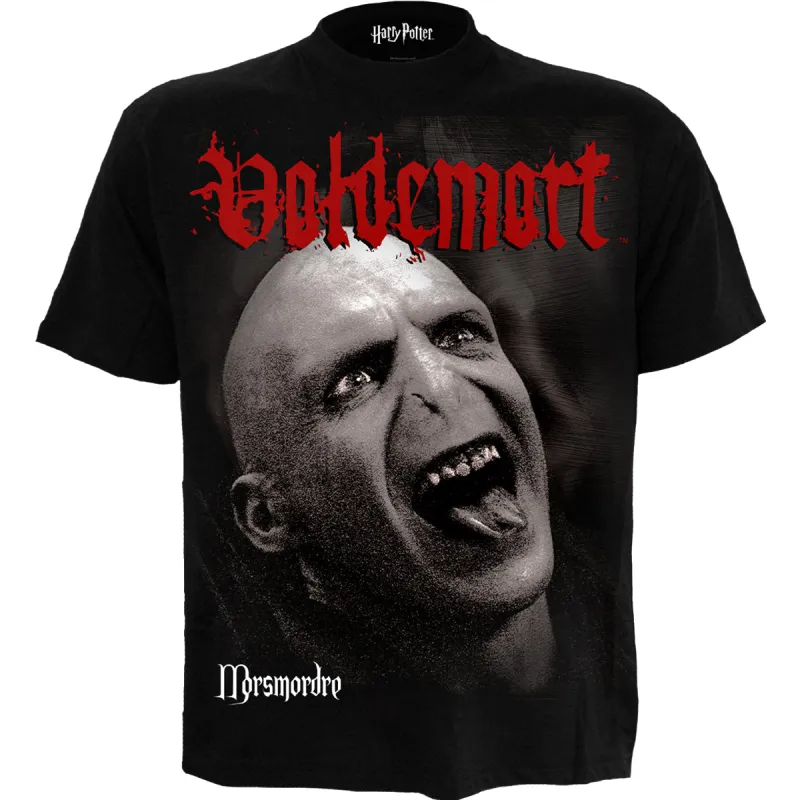 HARRY POTTER - MORSMORDRE - Front Print T-Shirt Black made by Spiral Direct