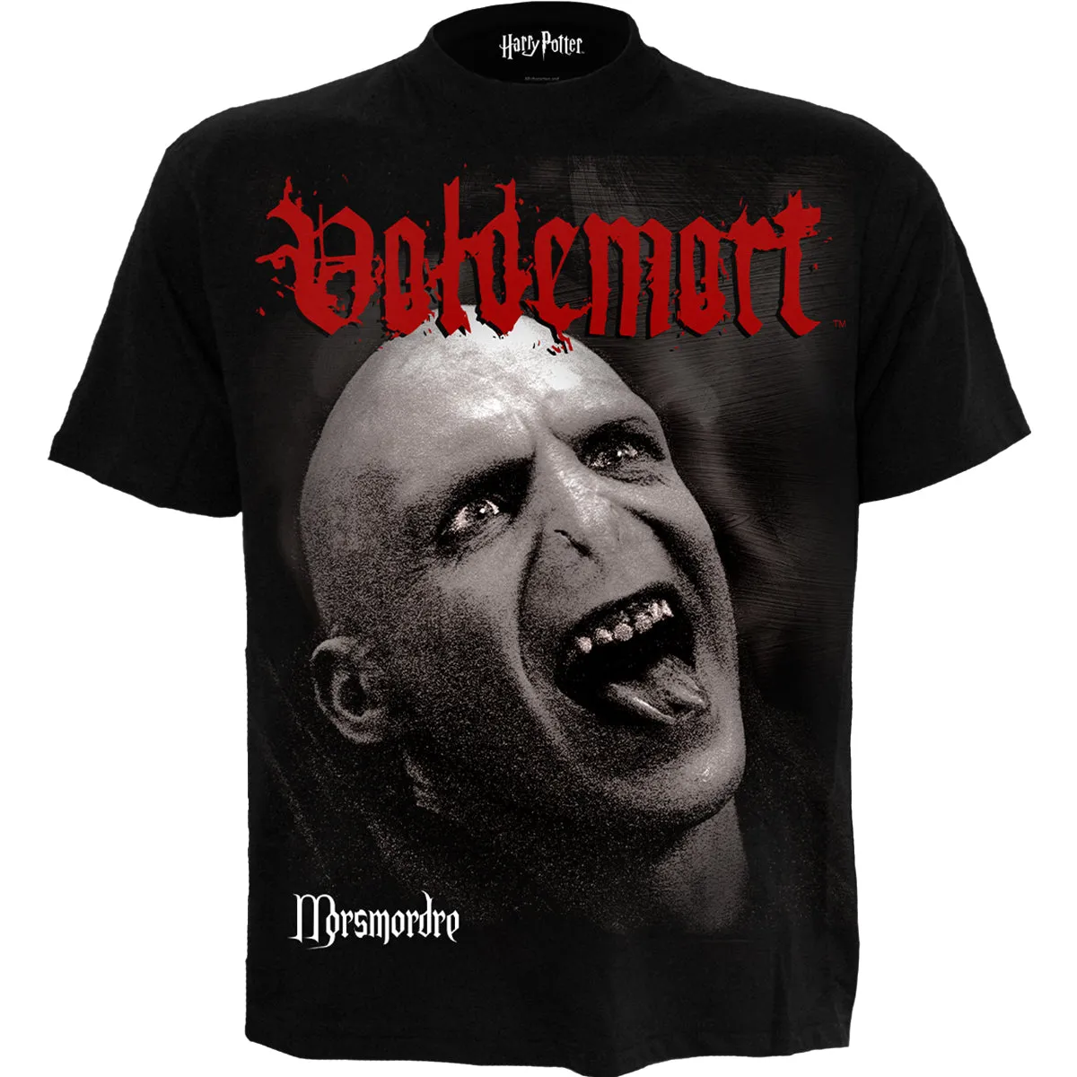 HARRY POTTER - MORSMORDRE - Front Print T-Shirt Black sold by Spiral Direct