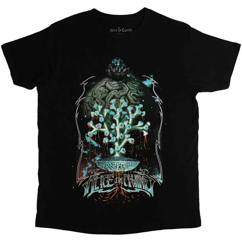 ALICE IN CHAINS - SPORE PLANET - T-Shirt Black made by Spiral Direct