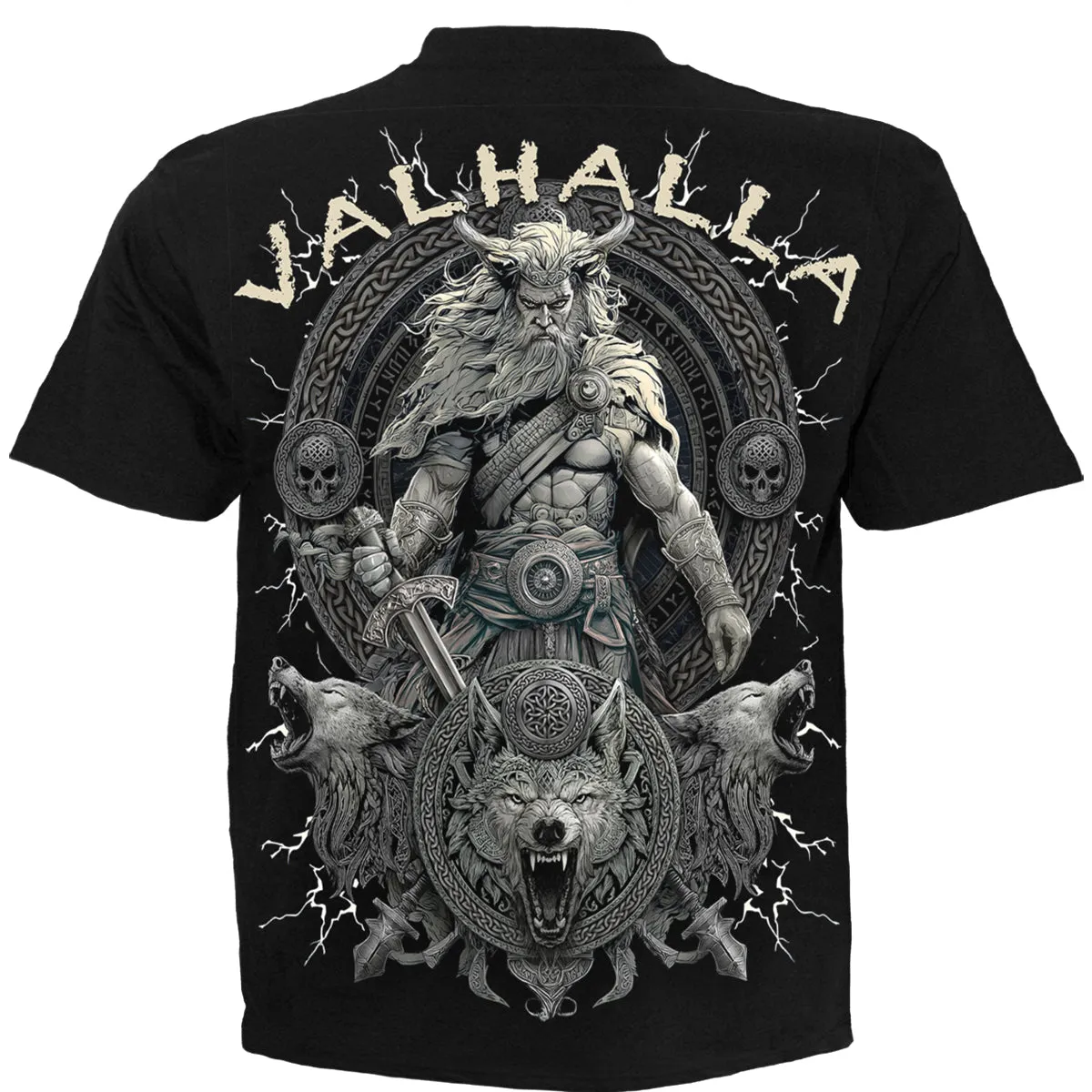 VALHALLA - T-Shirt Black sold by Spiral Direct product image thumbnail 2